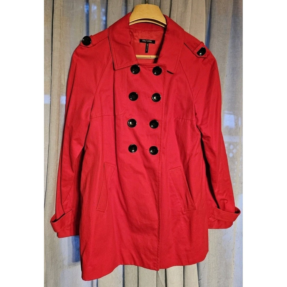 Ladies Red DAISY‎ FUENTES Coat - Size M  (565)
